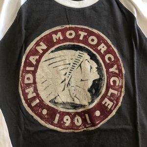 Indian Motorcycle for Lucky Brand 3/4 sleeve M